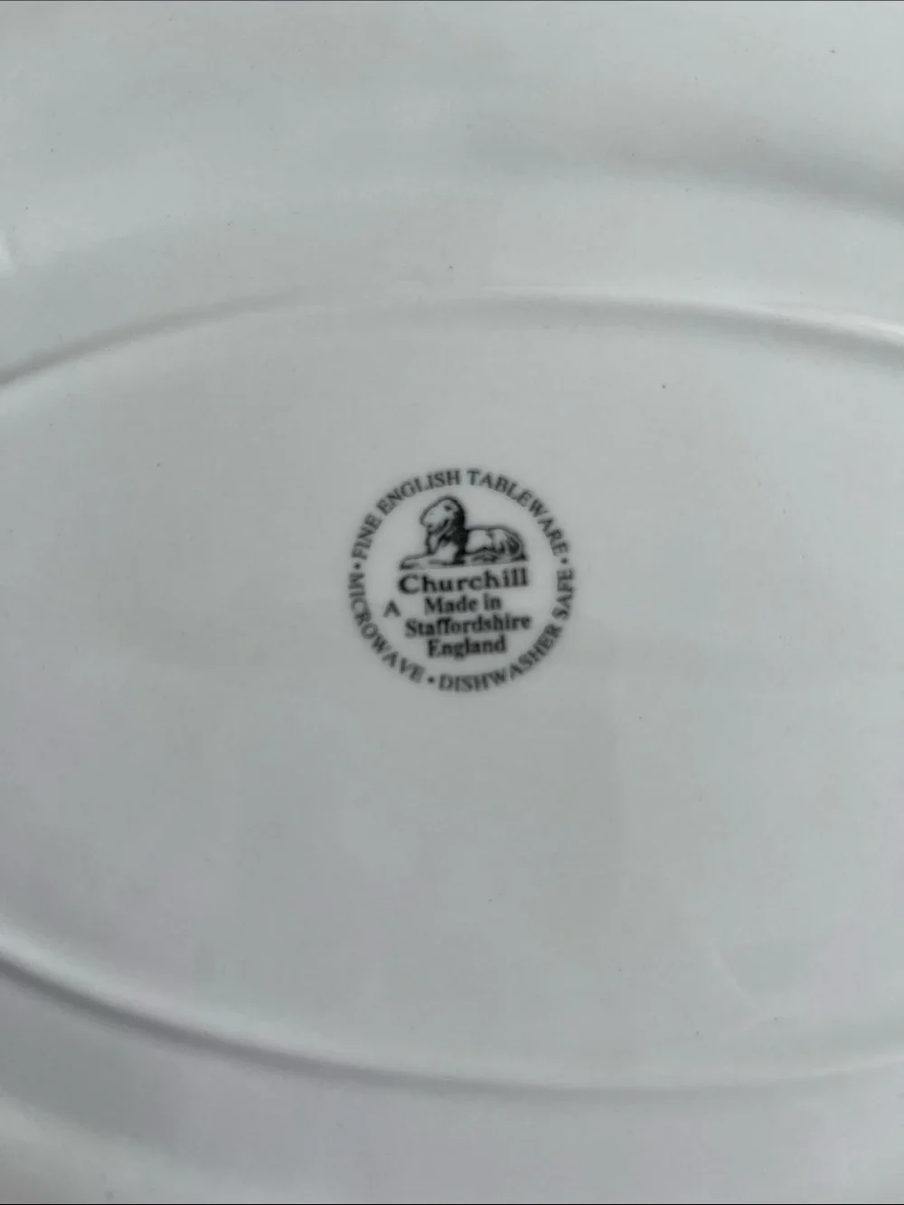 Churchill china serving plate